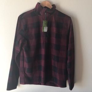 Fleece long sleeve flannel